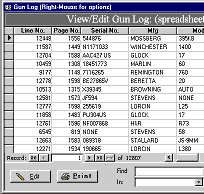 Print logs when ATF requests, Firearms Log