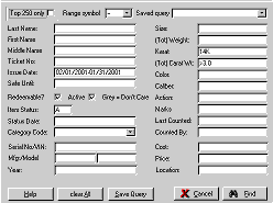 Data search, inventory tracking, sorting, labeling